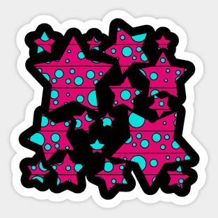 Modern Polka Dots - Laughter Sticker